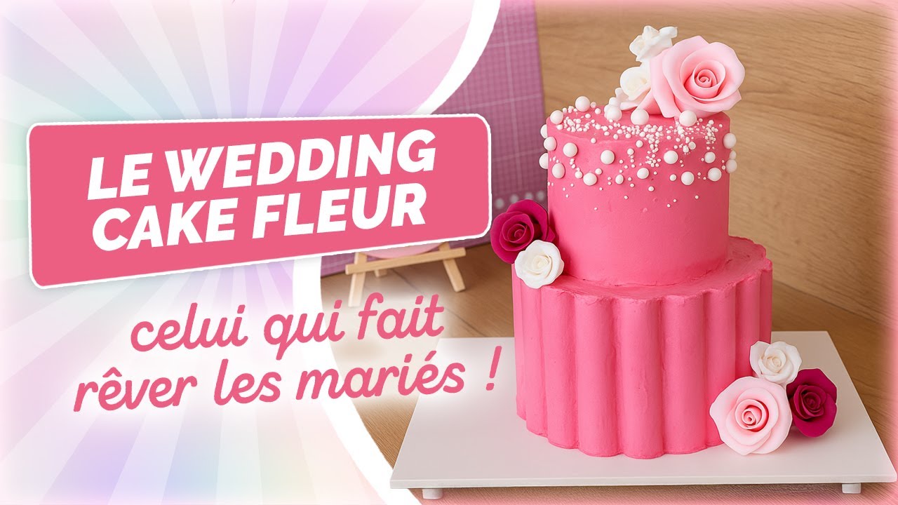 Layer Cake en forme de Fleur - Wedding Cake