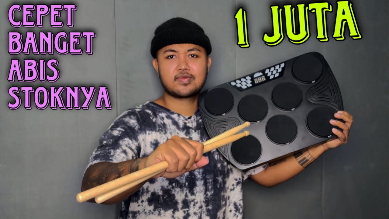 Nyoba Beli Drum Elektrik Portable Murah Cuma 1 Juta