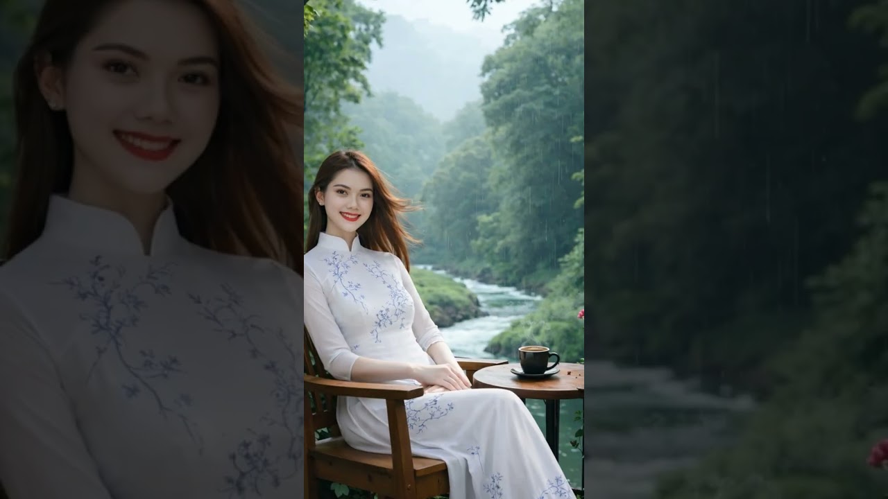 Con đường nhỏ dưới hàng cây