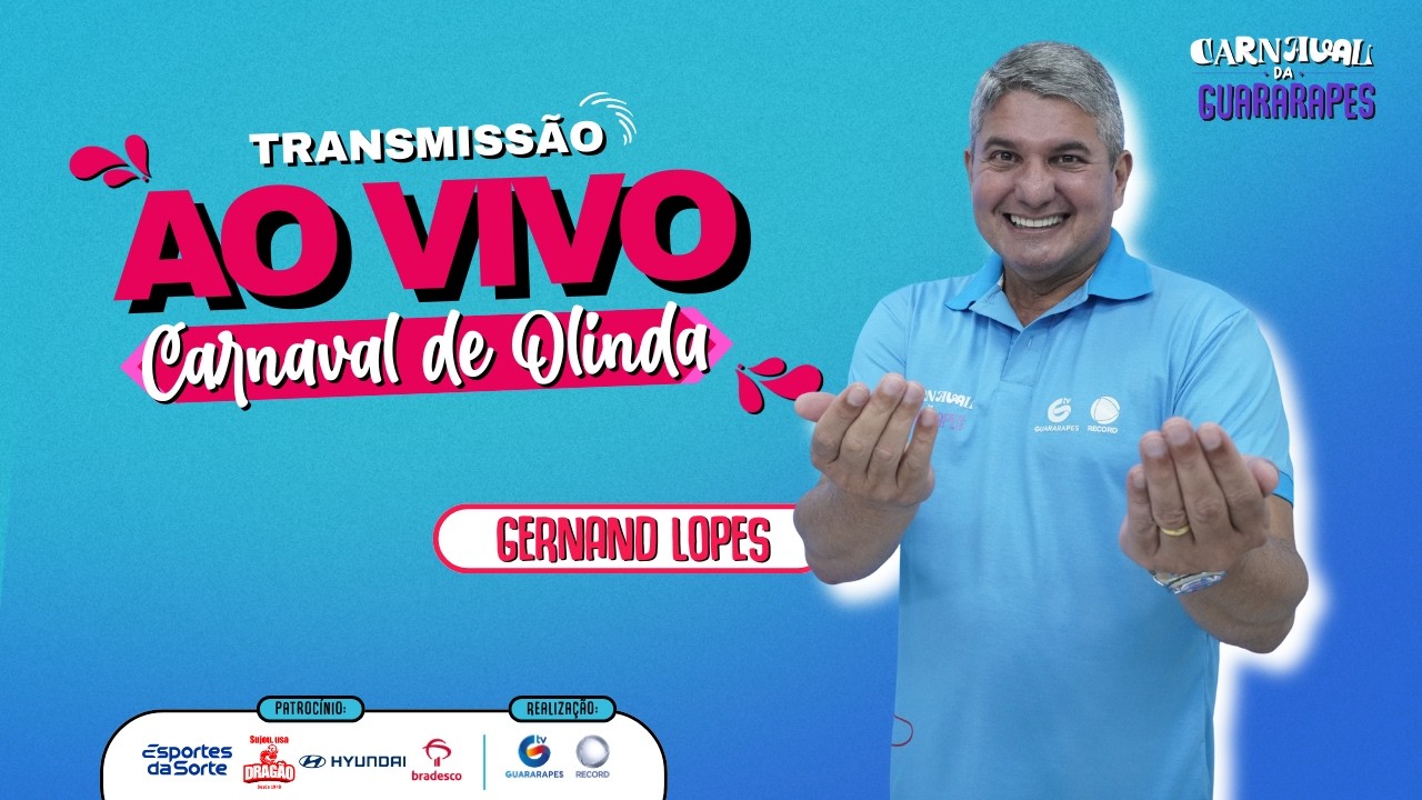 CARNAVAL DE OLINDA - AO VIVO | CARNAVAL DA GUARARAPES 2026