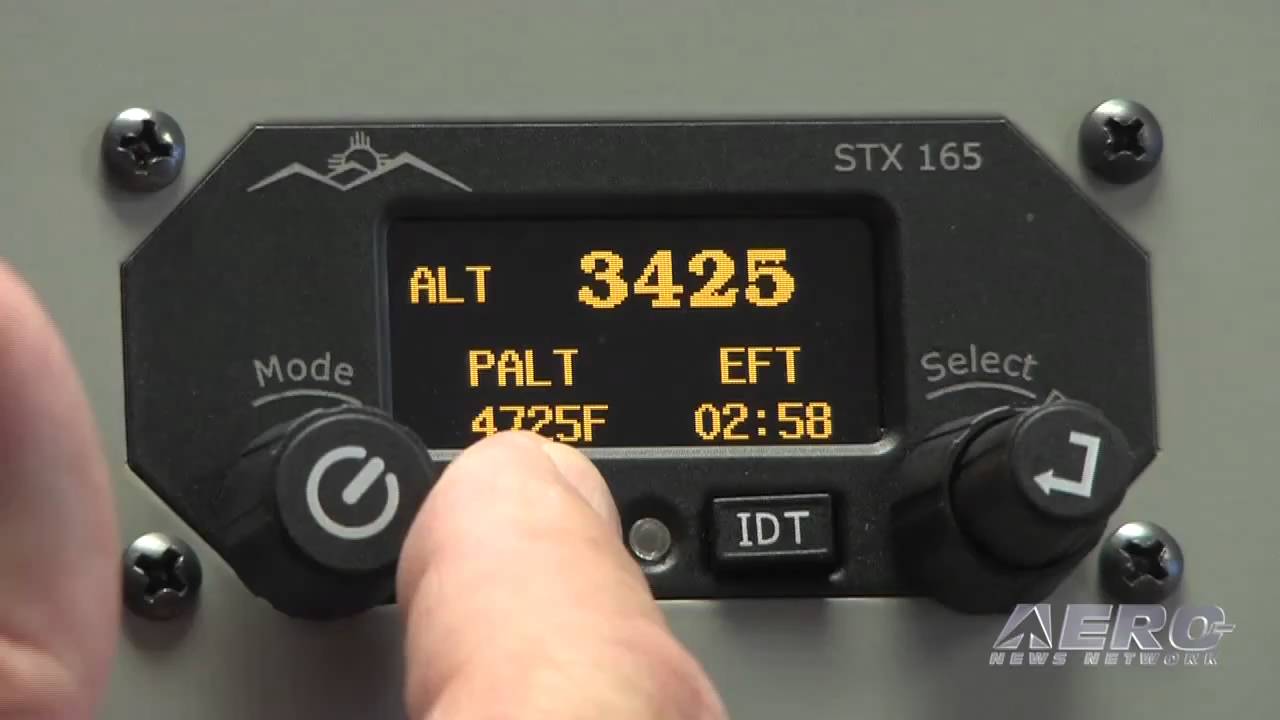 Aero-TV: SANDIA'S STX 165 - Mode C Capability in a Teeny-Tiny Package