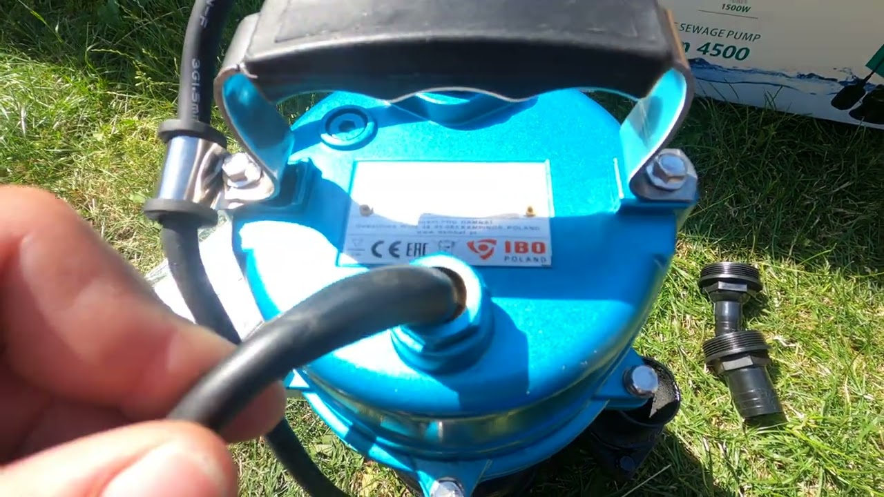 Pompa zatapialna IBO 4500 recenzja test