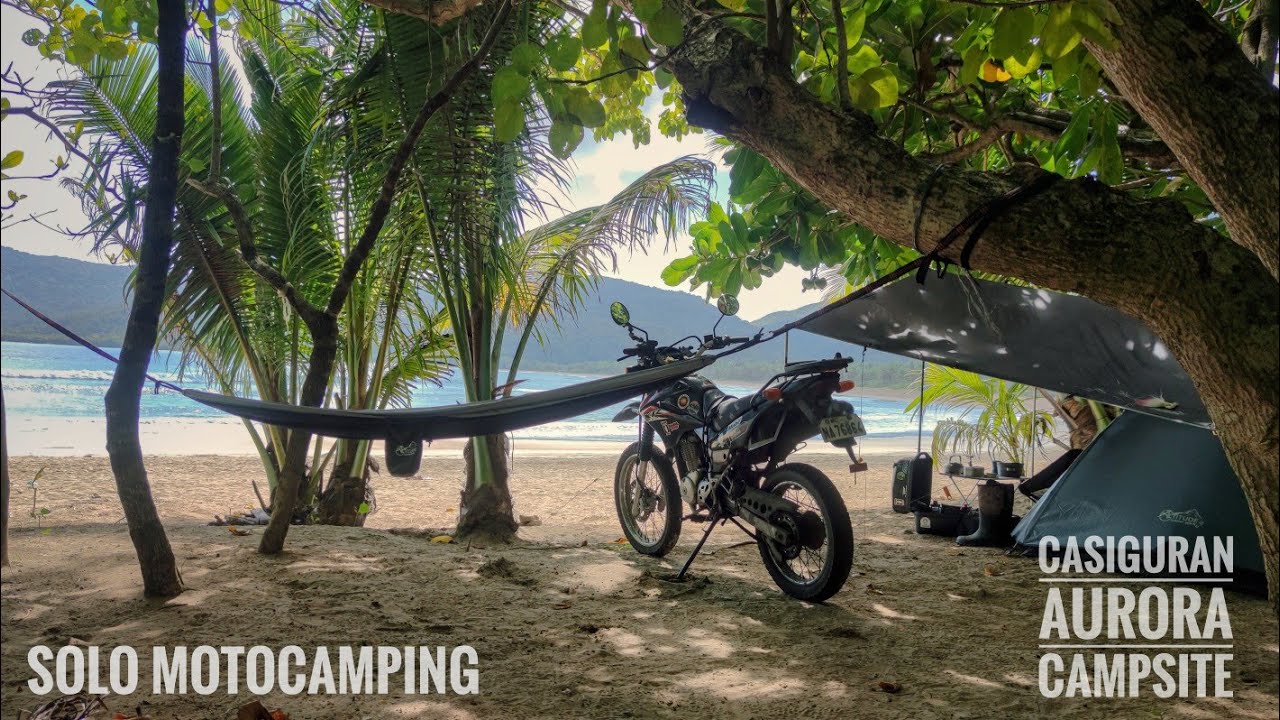 340 KMS SOLO RIDE & MOTOCAMPING IN PARADISE COVE, CASIGURAN AURORA
