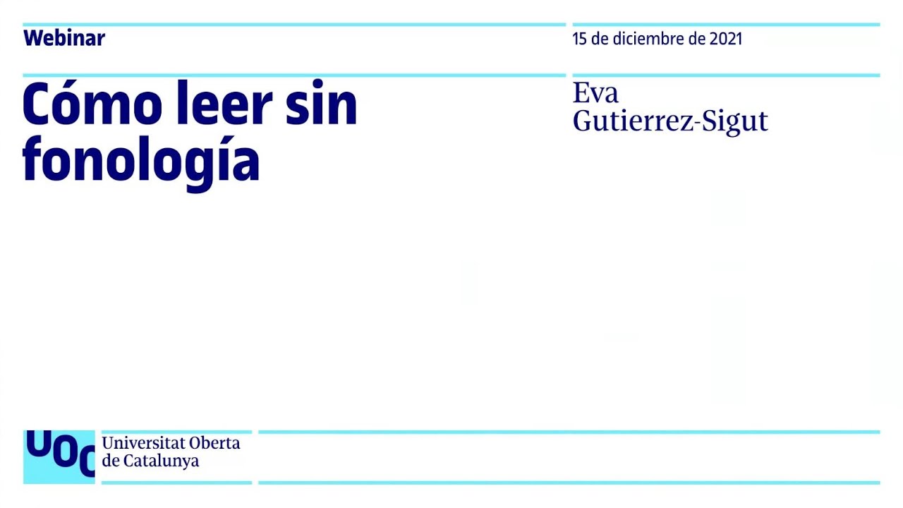 Cómo leer sin fonología