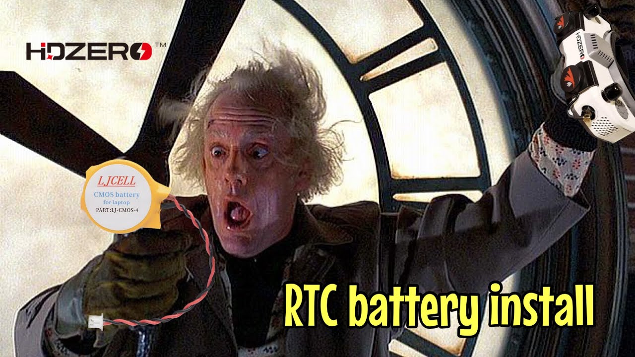 Инструкция по установке батареи RTC для очков HDZero / Разборка очков