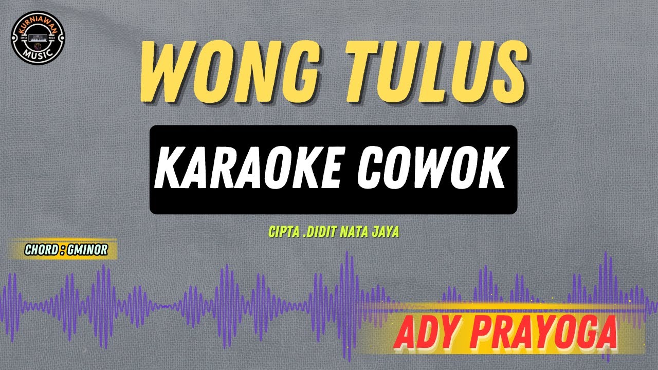 WONG TULUS - ( KARAOKE RAMPAK COWOK ) ADY PRAYOGA TARLING TERBARU 2026