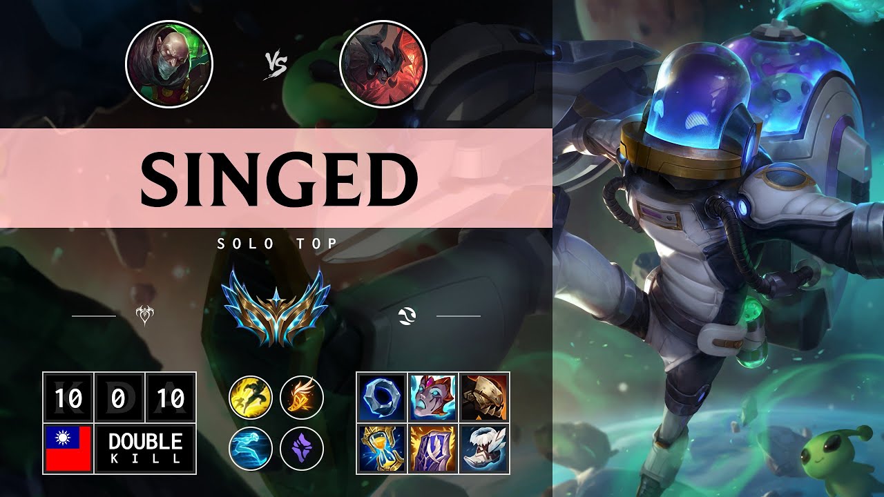 Singed Top vs Aatrox - TW Challenger Patch 14.13