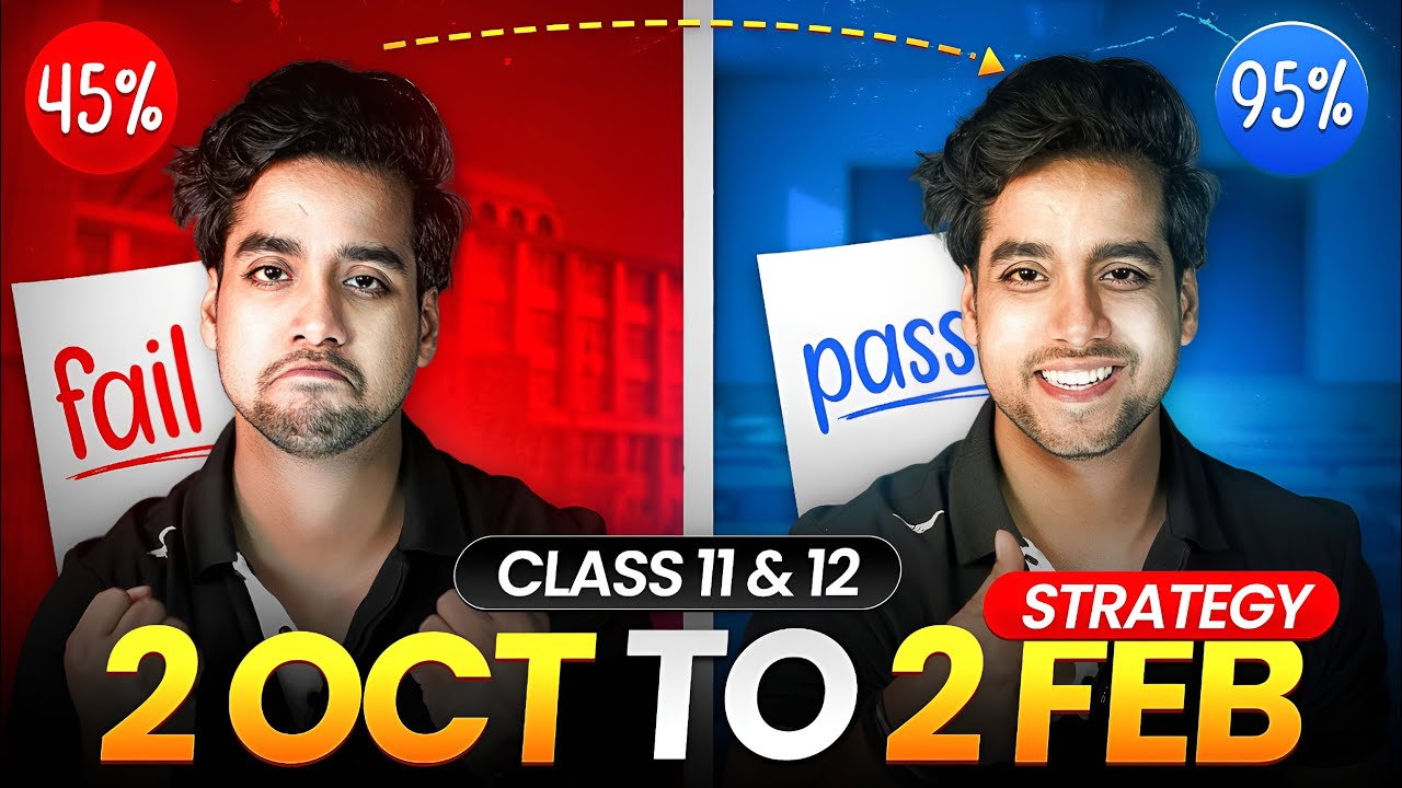 How to Score 98% in Class 12 | OCT to FEB Roadmap | Class 12 Board Exam Strategy 2025 | Study Plan
