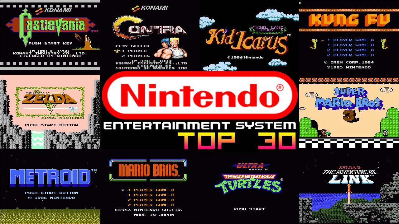 Nintendo Entertainment System/NES Top 30 Games 📥