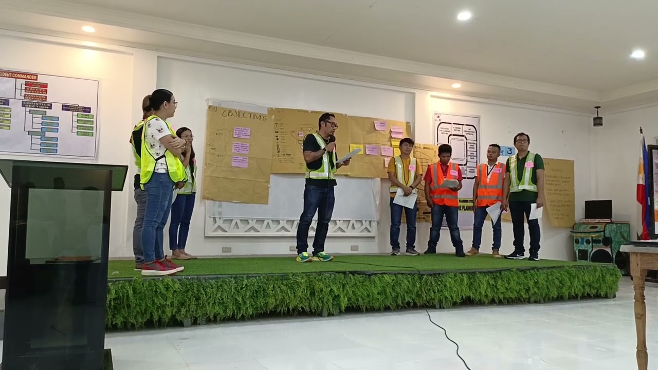 LGU EsperanzaADS_Basic ICS Training Demo on Operational Briefing Period_Team3