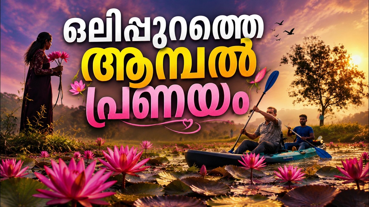 പിറവത്തെ വൈറലായ ആമ്പൽ പൊയ്ക _എറണാകുളത്തിന്റെ ഒലിപ്പുറം ആമ്പൽ പാടത്ത്