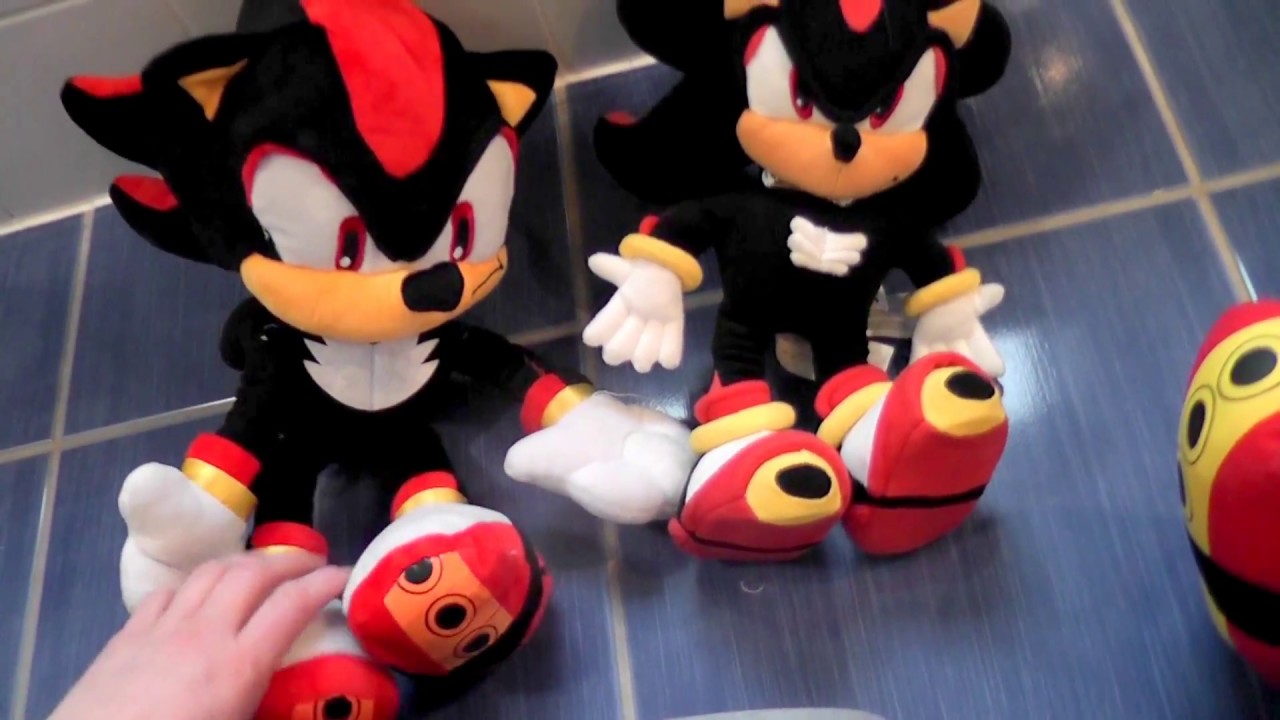 Package GE 12 inch Shadow the hedgehog plush