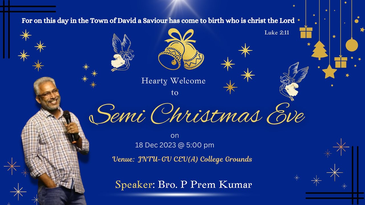 FELIZ NAVIDAD 2K24 || Semi Christmas || JNTU-GV CEV(A)