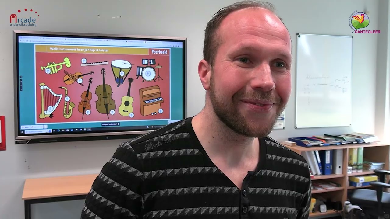 Muziekles op obs Cantecleer Kloosterhaar