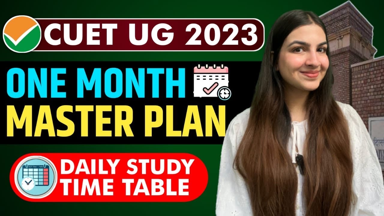 CUET 2023 One month Strategy | 30 Days Timetable 🔥💯CUET, CUCET Preparation 2023 | Poorva Choudhary