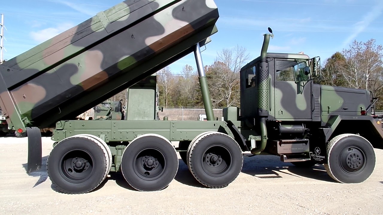 M917 Military 8x6 dump truck CLEAN LOW MILES C&C Equipment