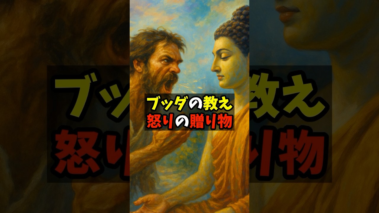 【仏陀の教え】怒りの贈り物   #ブッダ #ブッタの教え #ブッダの言葉 #豊かな人生 #仏教 #感動する話 #人生の教訓 #shorts