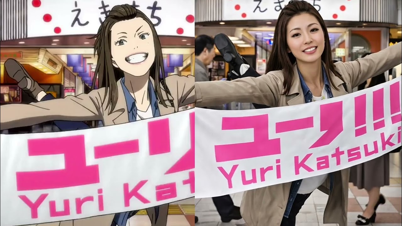 Al Characters from YURI ON ICE! #Anime #YuriPlisetsky #YuuriKatsuki #AnimeAl #AI 