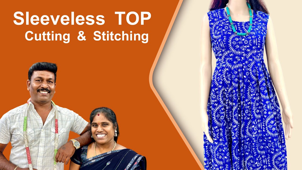 Sleeveless TOP Cutting and Stitching in Tamil For Beginners  | Tailor Bro
