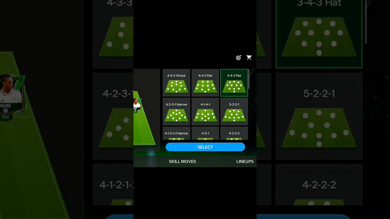 3-4-3 Flat Formation ✅☠️ #fifamobile #fc25 #fc24 #eafc24 #eafc25 #shorts