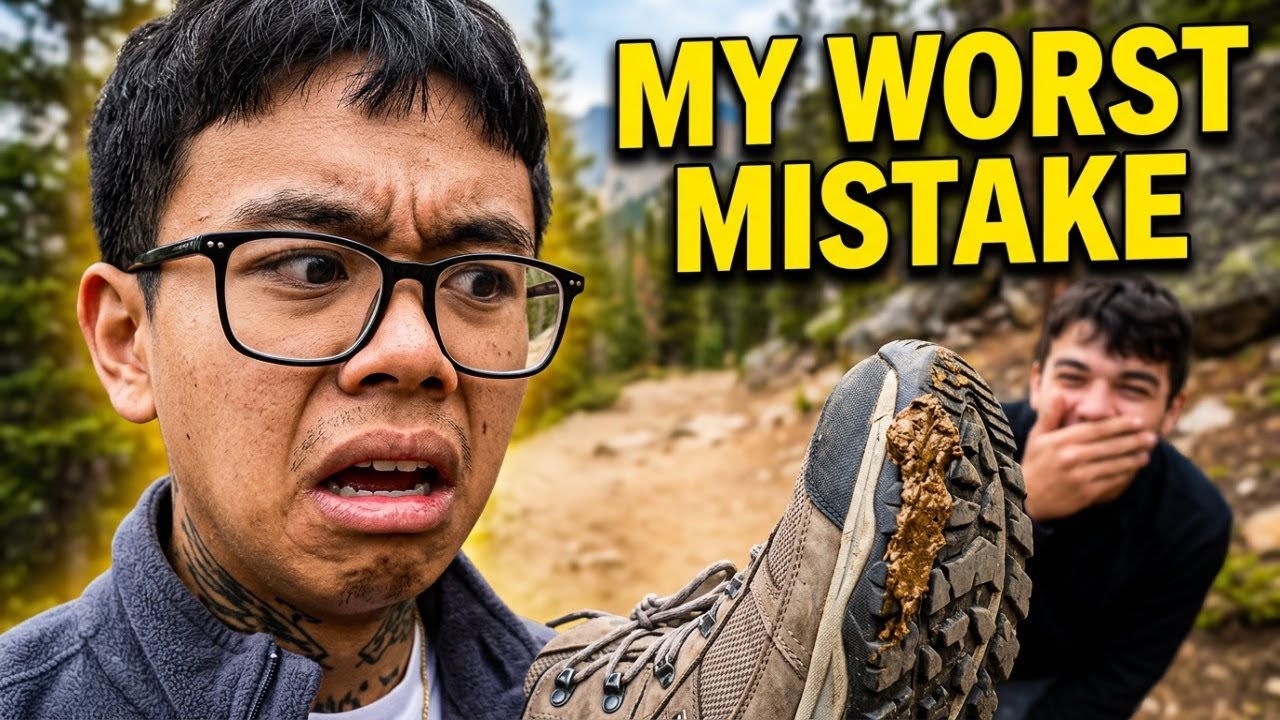 He Stepped In Dog Poop While Hiking 