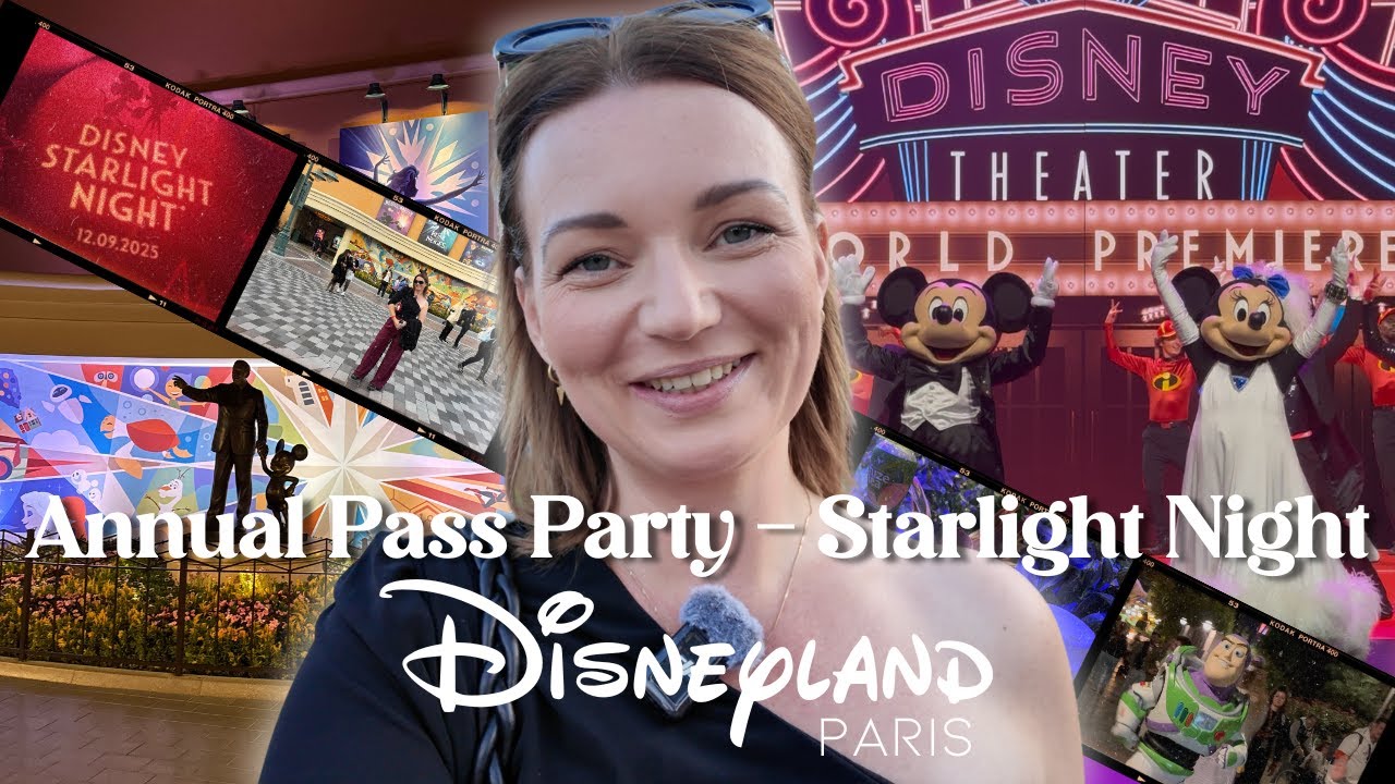 DISNEYLAND PARIS VLOG ANNUAL PASS PARTY - STARLIGHT NIGHT ✨ | AFSCHEID VAN WALT DISNEY STUDIOS 2025