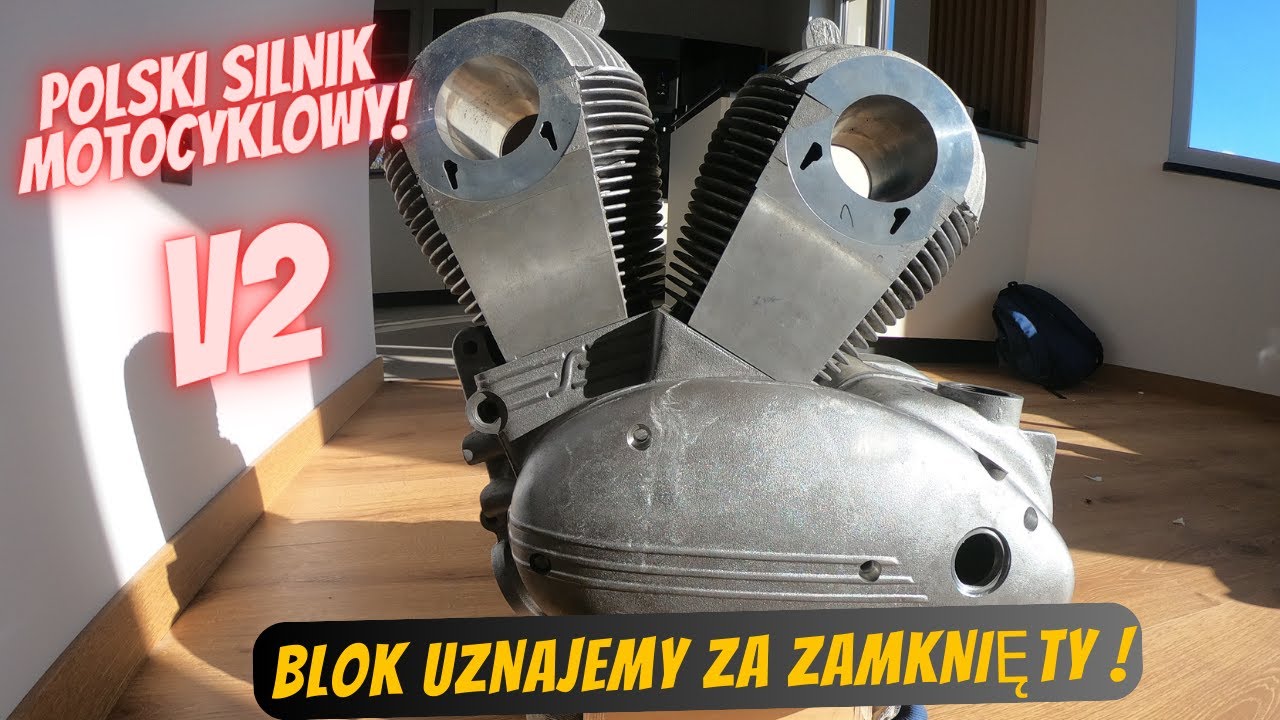 Polski silnik motocyklowy. Obróbka i pasowanie nowej pokrywy sprzęgła.