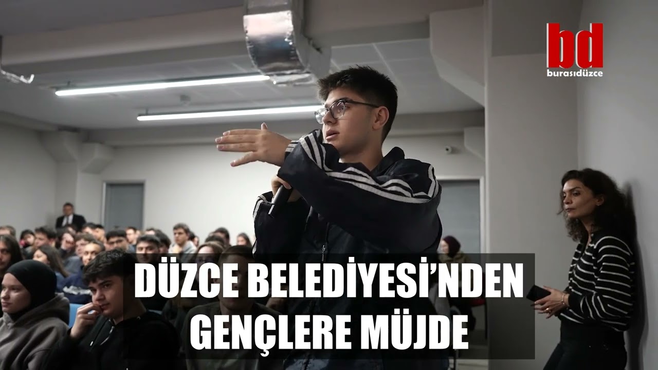 DÜZCE BELEDİYESİ’NDEN GENÇLERE MÜJDE