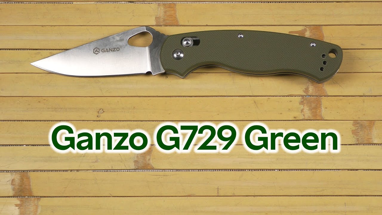 Розпаковка Ganzo G729 Green