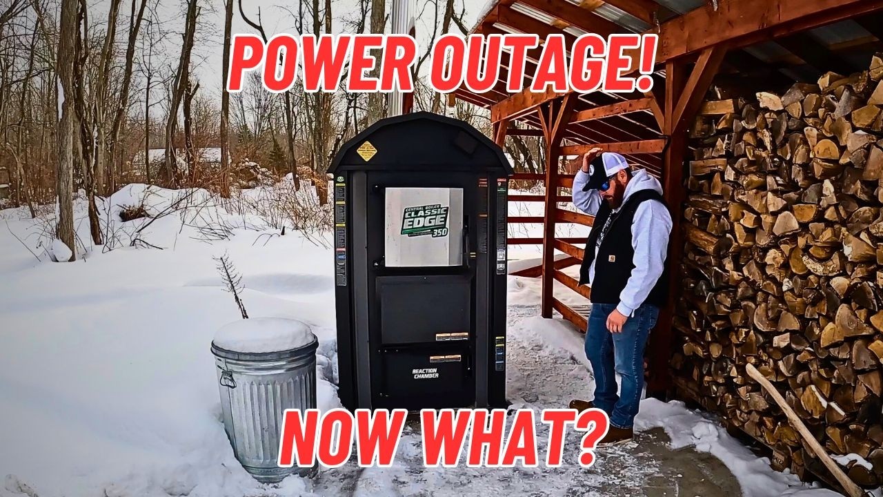 Уличный дровяной котел - Отключили электричество? Что делать?