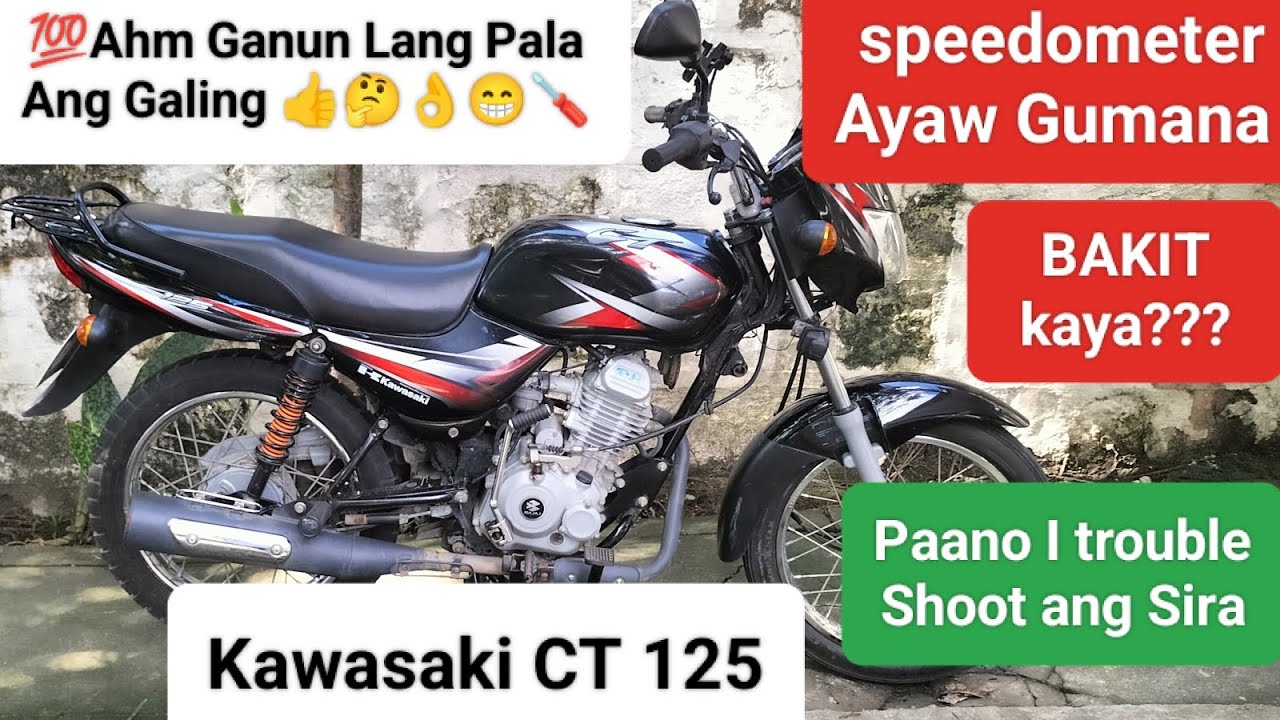 Kawasaki CT 125 Speedometer Ayaw Gumana Paano Ayusin Step by step Tutorial Pre🪛👌