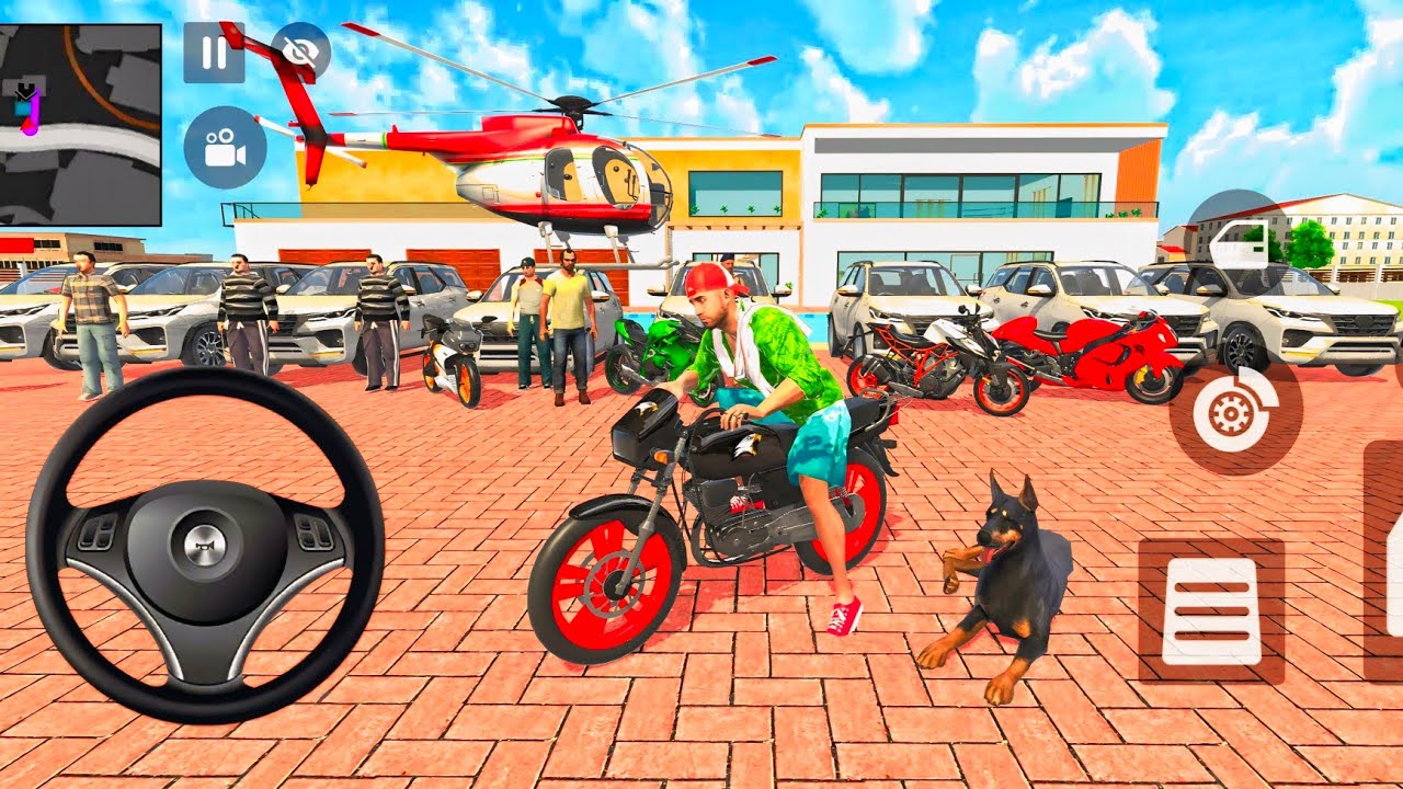 Franklin Ordered Black Splendor Bike | Indian Theft Auto Simulator | Car Bike Game Android Gameplay