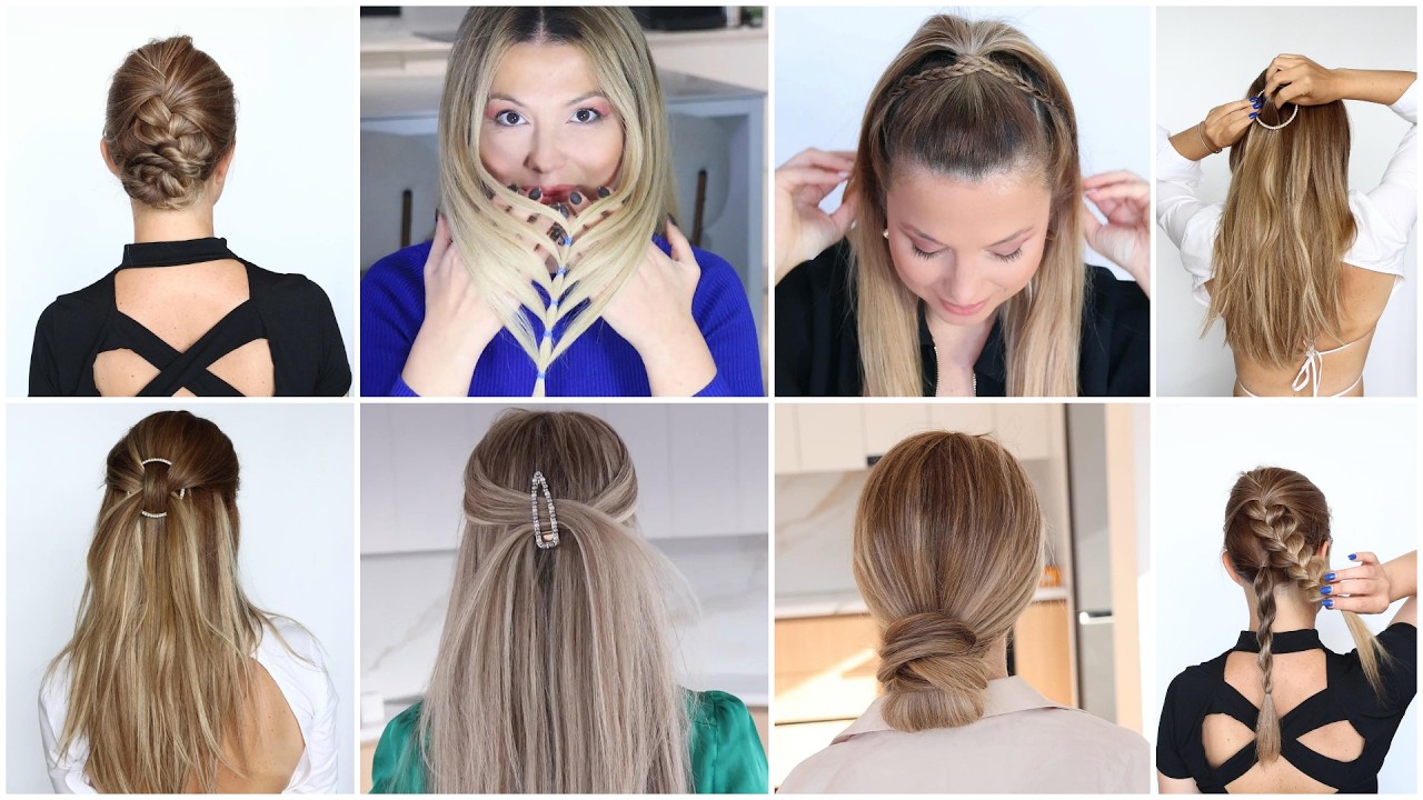 Lazy day hairstyle that still looks cute #lazyhairstyle #quickhair #easyhairideas #hairhack