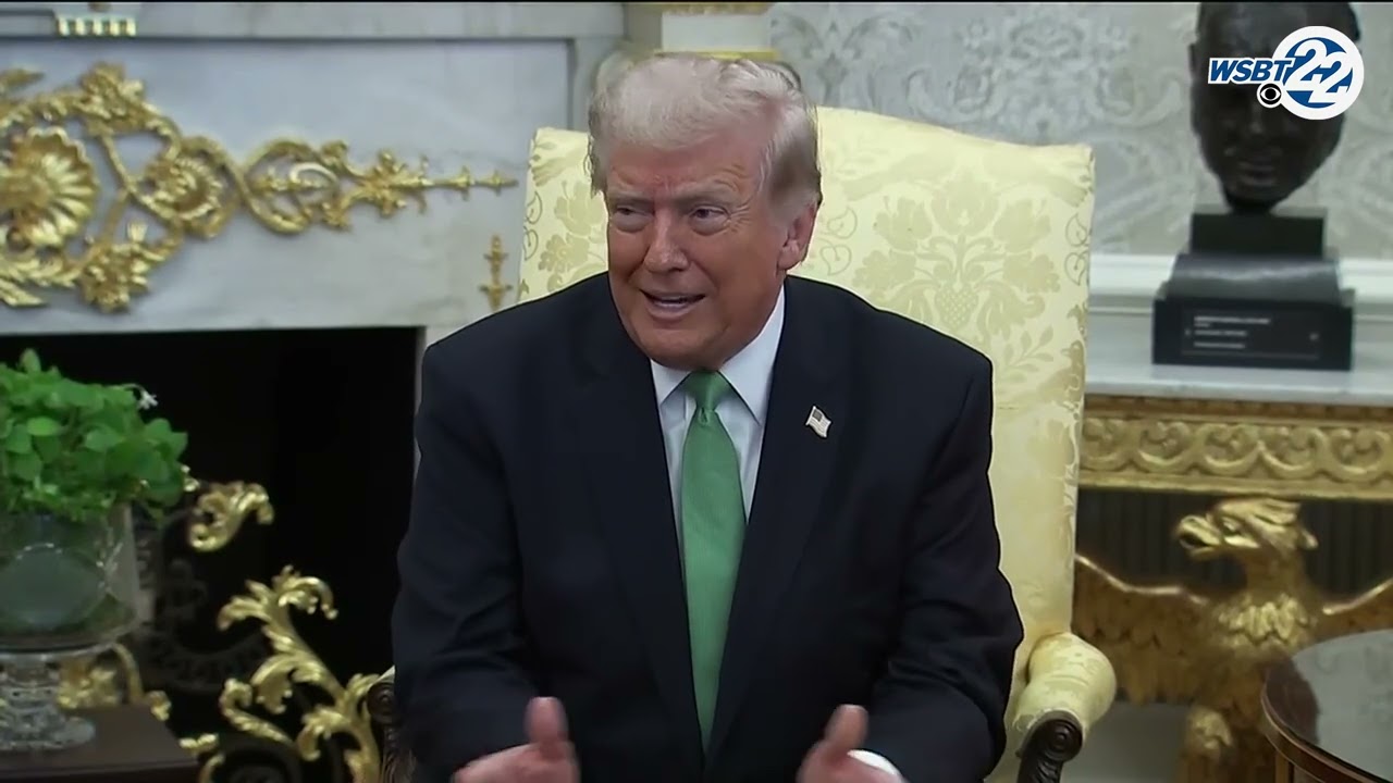 Трамп встретился с ирландским премьером Майклом Мартином