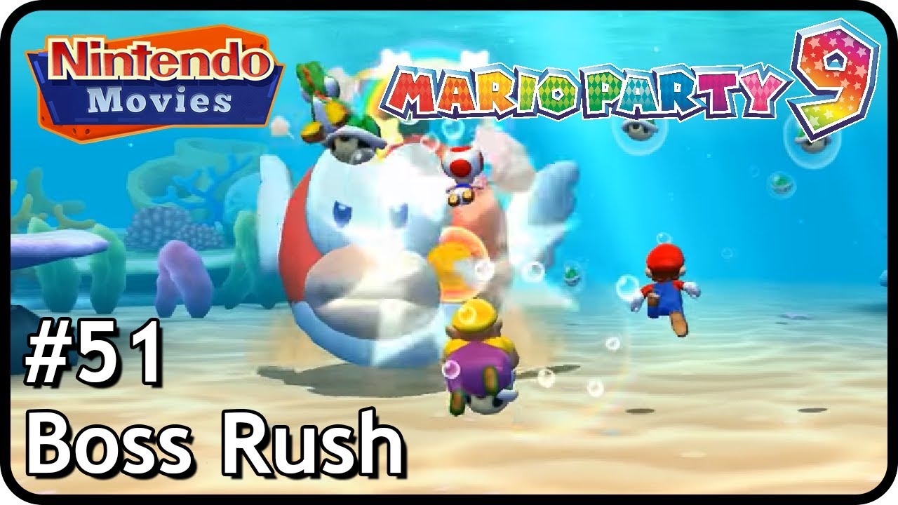 Mario Party 9 - Boss Rush Yoshi vs Toad vs Wario vs Mario, 2 players #51