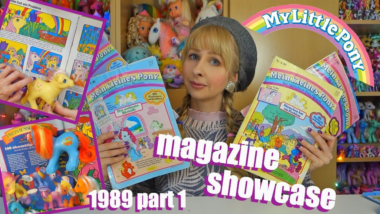 G1 vintage My little Pony magazine showcase - 1989 part 1