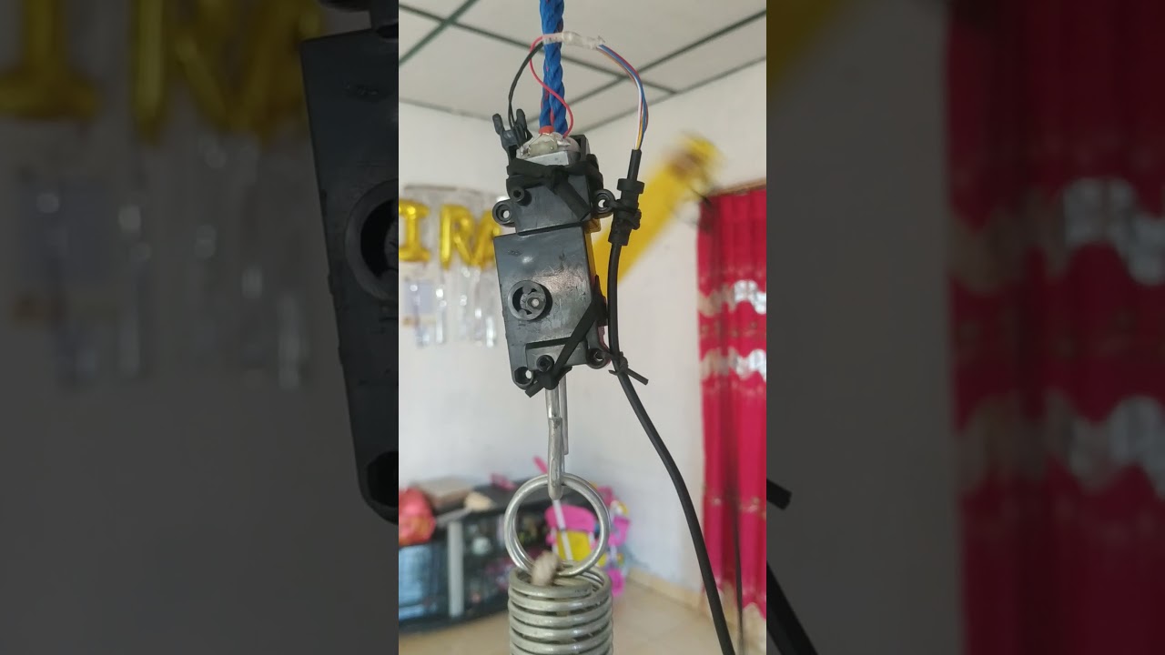 Membuat ayunan bayi otomatic, gratis tanpa biaya. Modal dinamo bekas mainan.