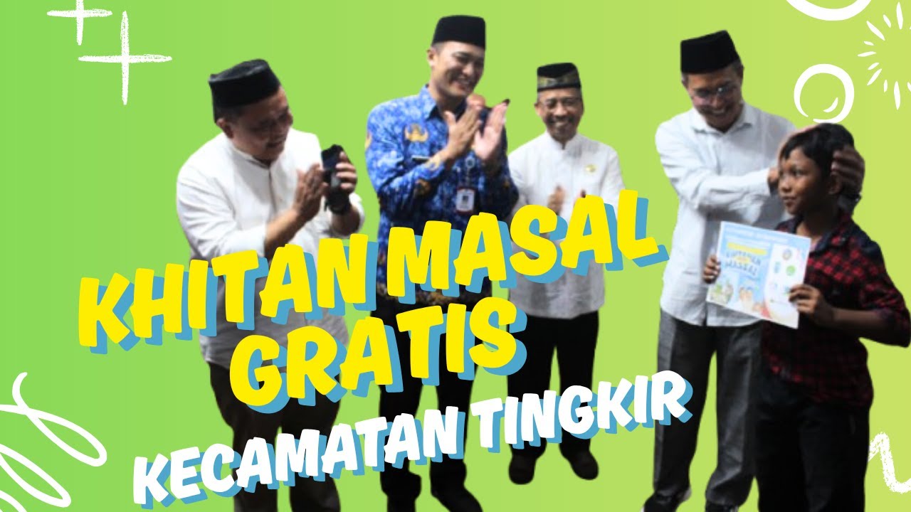 PERDANA !! ASN dilingkungan  Kecamatan Tingkir adakan KHITAN MASAL GRATISS sambut HUT KORPRI ke 54