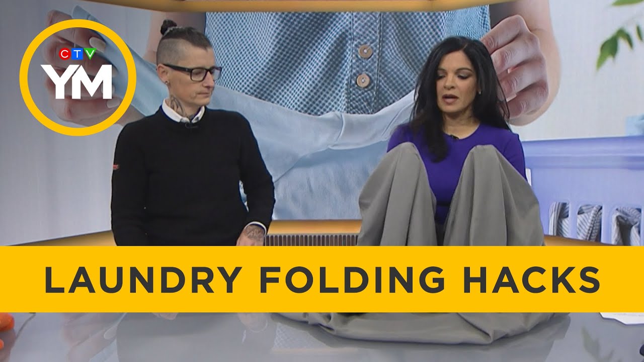 Laundry folding hacks | Your Morning