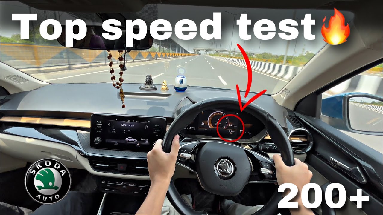Skoda salavia Top speed🚀 | 1.0 se ye ummed nahi thi