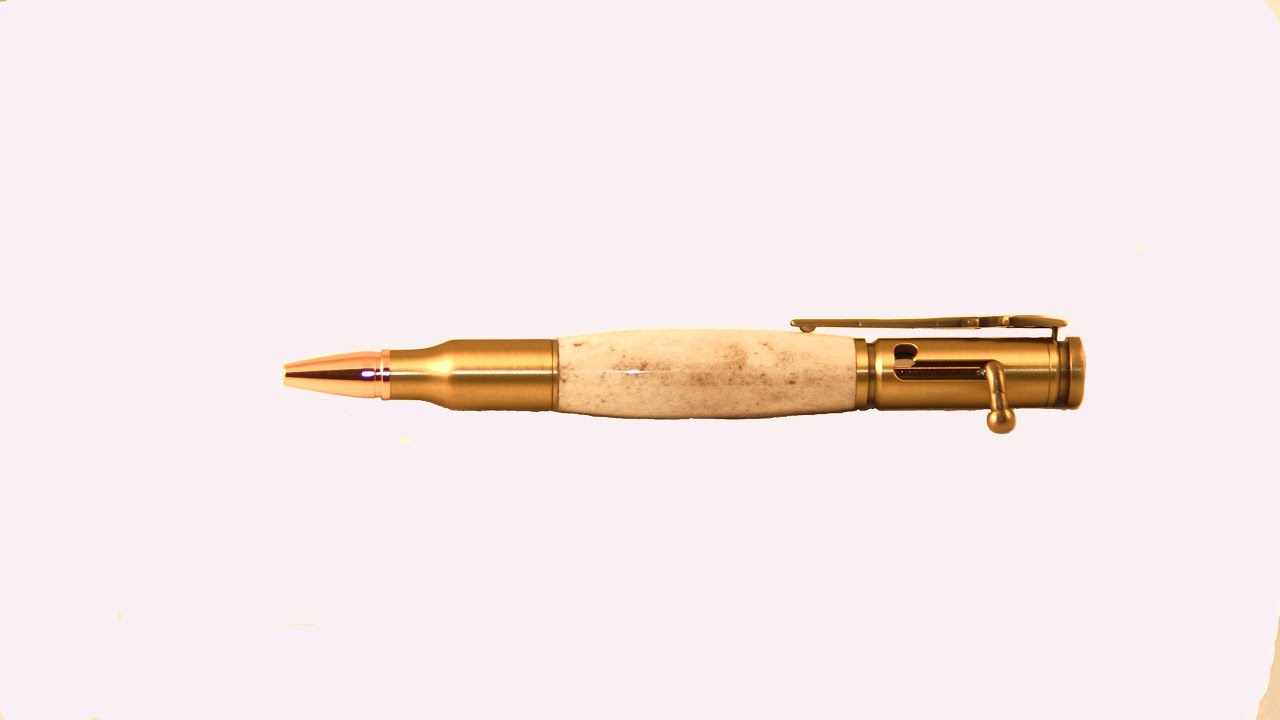 Turning an Antler Pen #1