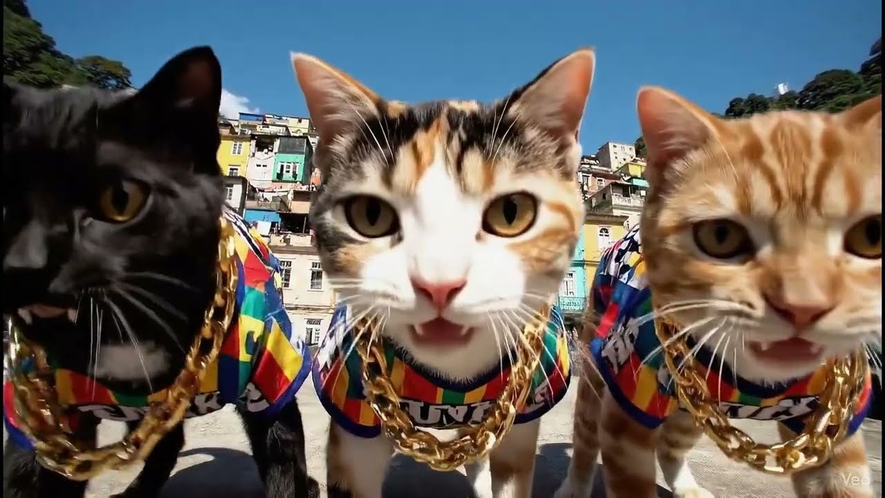 🇧🇷 CAT FAVELA FUNK| Ultimate Brazil Vibes 🐈