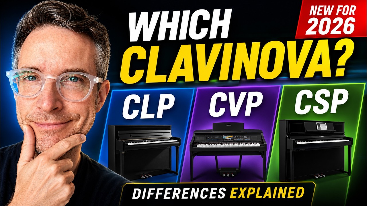 (New for 2025) Yamaha Clavinova CLP, CVP, CSP: What Are the Differences?