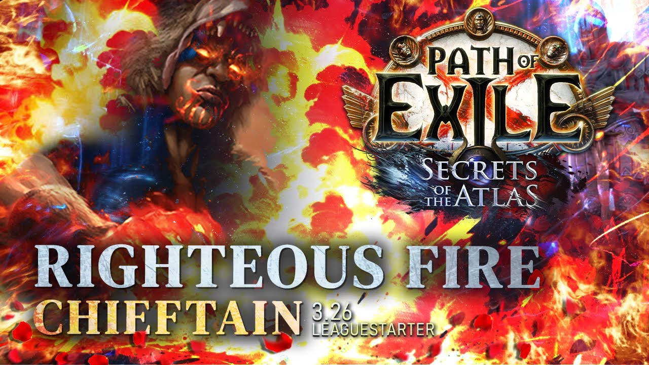 Still the EASIEST TO FOLLOW Leaguestarter! - Righteous Fire w/ Pohx [PoE 3.26]