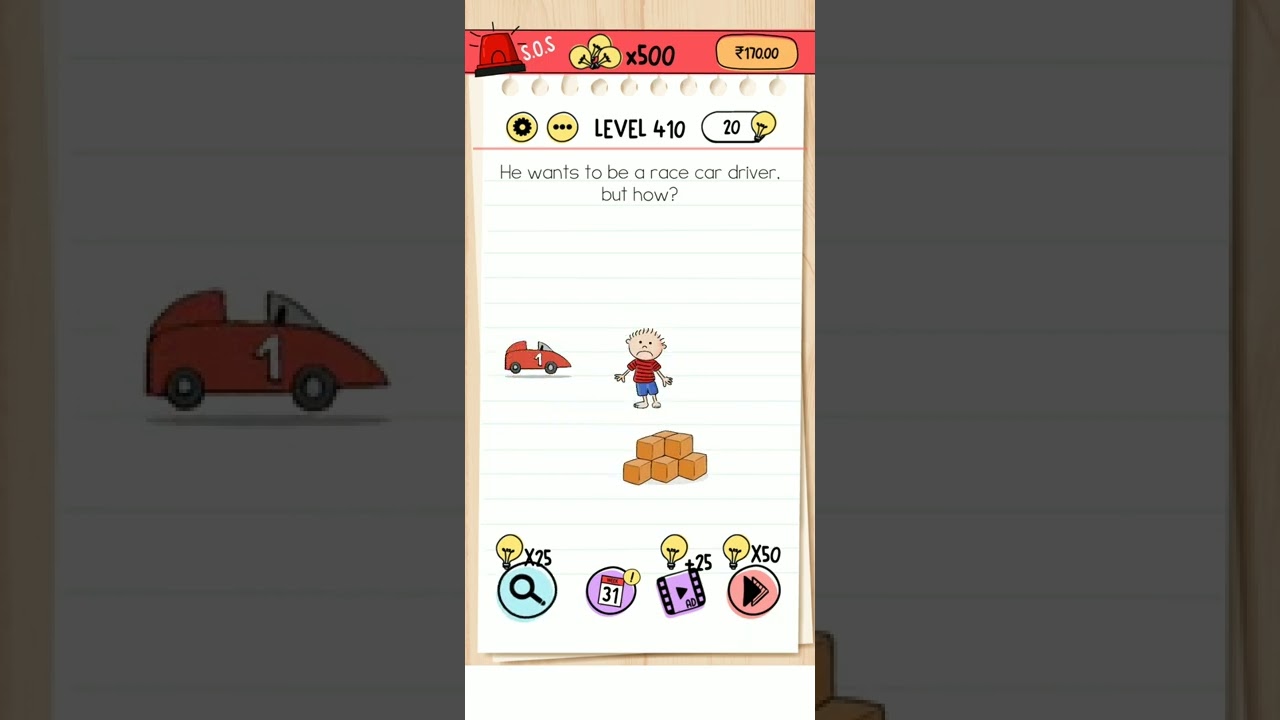 Brain Test:Tricky puzzles-level 410-complete answer #gameplay #trending #gaming #brain #best#games