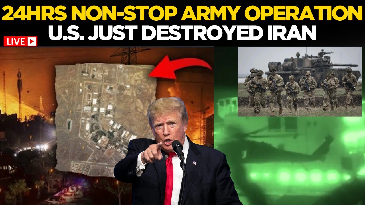 US-IRAN CONFLICT LIVE | 24HRS NON-STOP OPERATION | U.S. JUST DESTROYED IRAN | Trump News Live