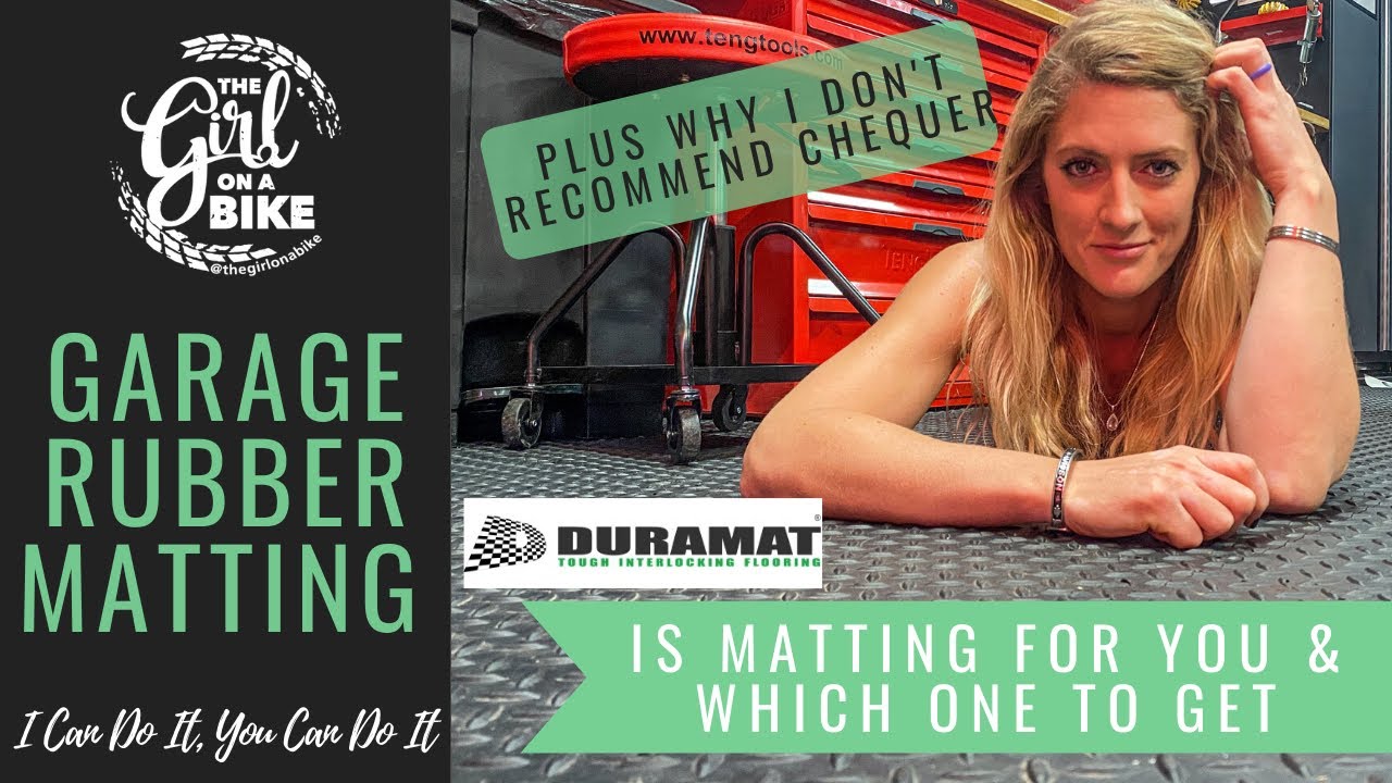 Garage rubber matting - what to consider, why I don't rate Duramat chequer & what I recommend