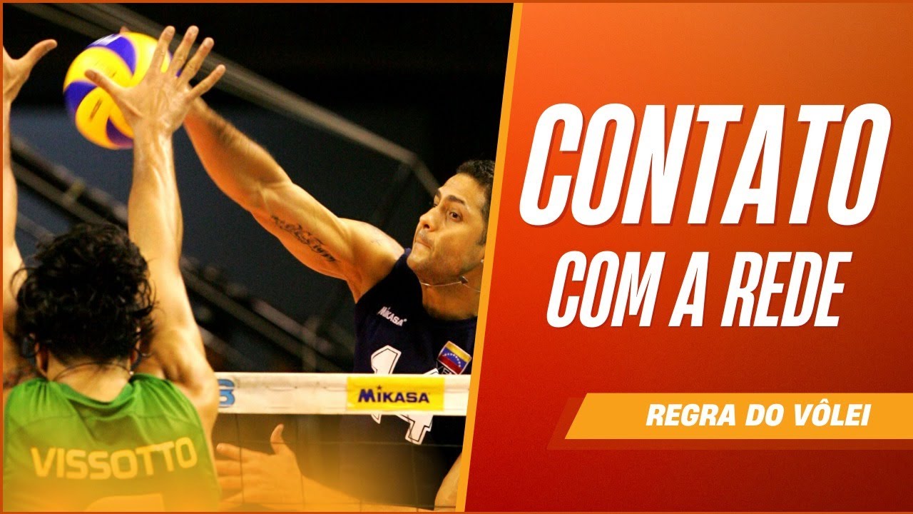 Regra do Vôlei - Contato com a rede [Player at the net]