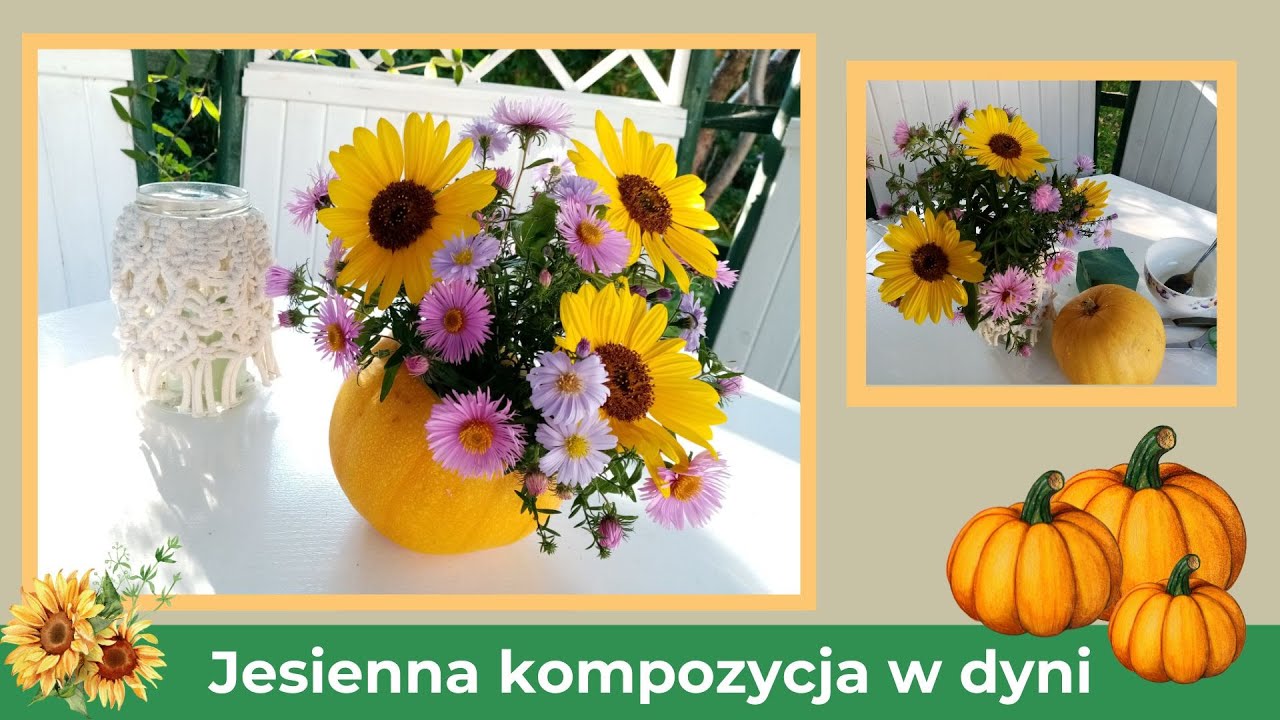 Jesienna dekoracja w dyni
