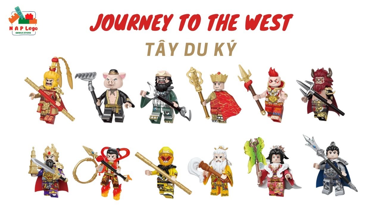 12 Minifigures JOURNEY TO THE WEST  | LEGO | Decool 30301 to 30312 | NAP Lego